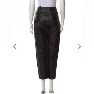 Stella McCartney Vegan Black Leather Pants